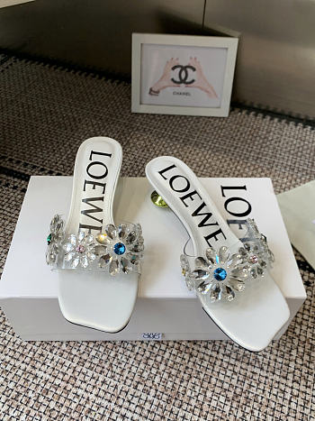 Loewe Toy Crystal Flowers sandal in PVC - 05