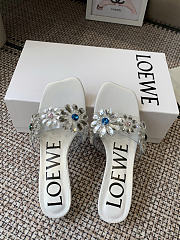 Loewe Toy Crystal Flowers sandal in PVC - 05 - 5