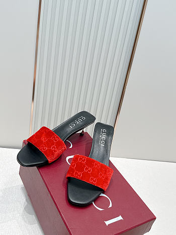 Gucci Women's Bombshell mules red