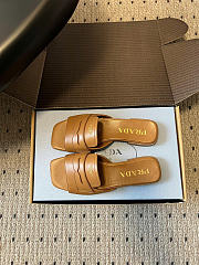 Prada leather sandals brown - 2