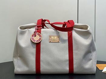 Louis Vuitton Voyageur Lighthouse Red bag size 45x30x25cm