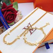 LV necklace and bracelet set - 1
