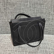chanel vintage black bag size 29x10x23cm - 1