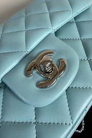 Chanel blue bag size 20cm - 3