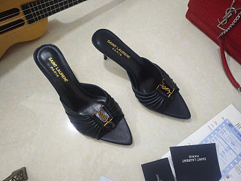 YSL heels black 6cm