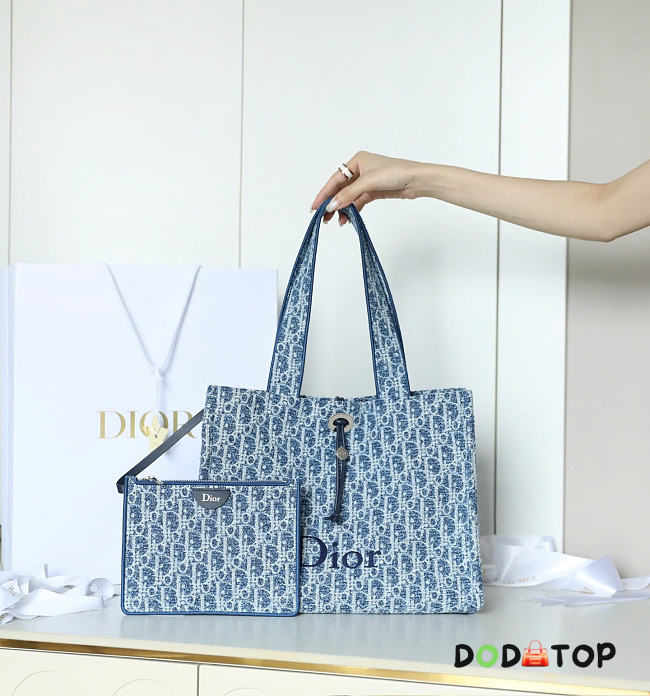 Dior Medium Spongy Book Tote size 36 x 24 x 20 cm - 1