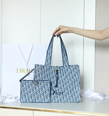 Dior Medium Spongy Book Tote size 36 x 24 x 20 cm