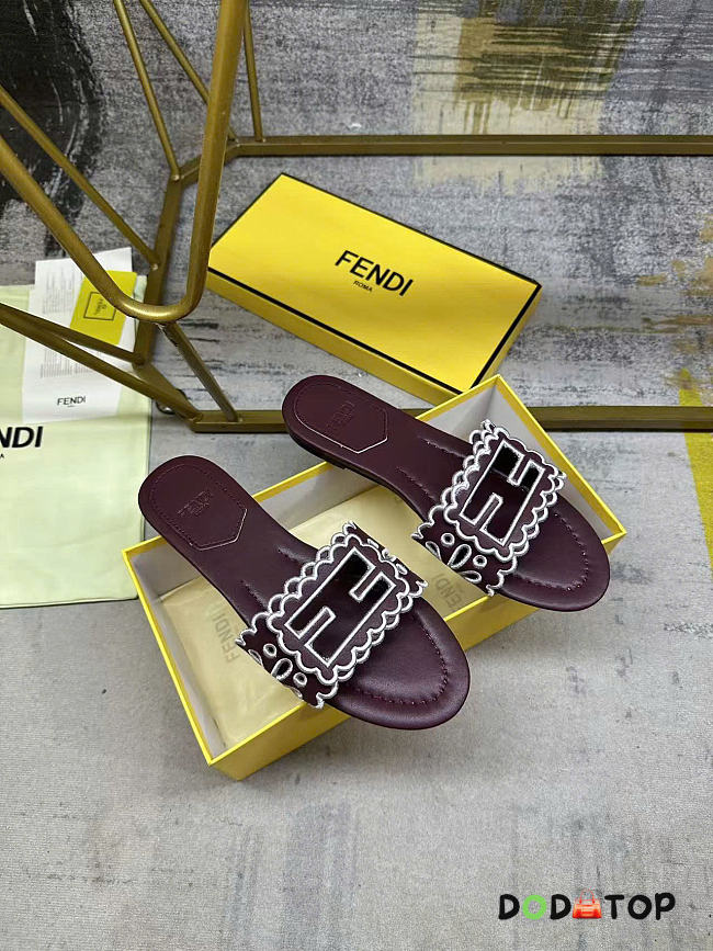 FENDI Baguette leather sandals -01 - 1
