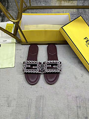 FENDI Baguette leather sandals -01 - 4