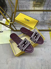 FENDI Baguette leather sandals -01 - 3