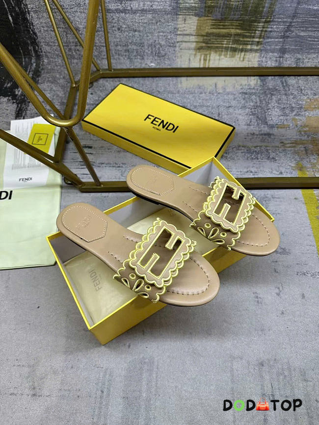 FENDI Baguette leather sandals -03 - 1