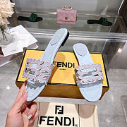 FENDI Baguette leather sandals -04 - 5