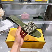 FENDI Baguette leather sandals -05 - 6