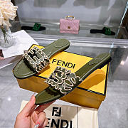 FENDI Baguette leather sandals -05 - 5