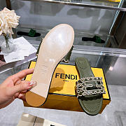 FENDI Baguette leather sandals -05 - 4