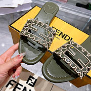 FENDI Baguette leather sandals -05 - 2