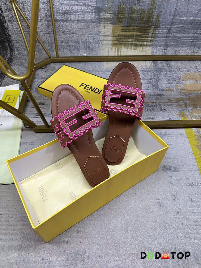 FENDI Baguette leather sandals -06 - 1