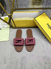 FENDI Baguette leather sandals -06 - 3