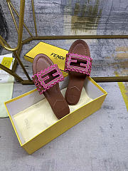 FENDI Baguette leather sandals -06 - 5