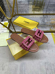 FENDI Baguette leather sandals -06 - 4