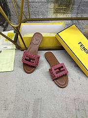FENDI Baguette leather sandals -06 - 2