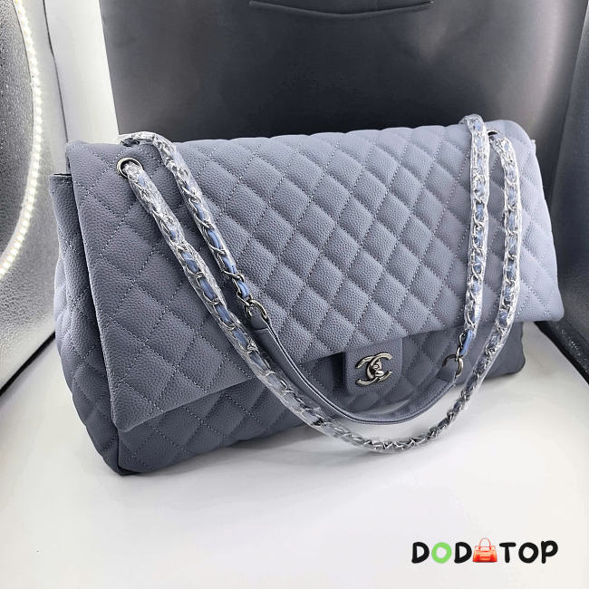 Chanel big gray bag size 46x27x13cm - 1