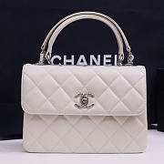 Chanel trendy CC white bag size 25x12x17cm - 2