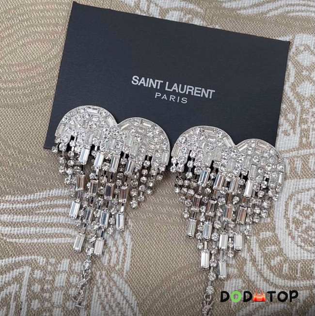 Ysl earing silver  - 1