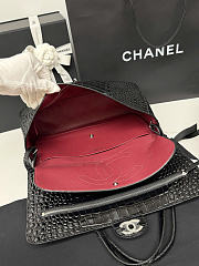 Chanel bag black crocodile 19x32x10cm - 4