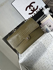 Chanel bag green crocodile 19x32x10cm - 4