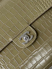 Chanel bag green crocodile 19x32x10cm - 3