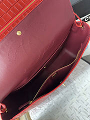 Chanel bag red crocodile 26x38x11cm - 2