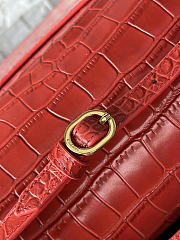 Chanel bag red crocodile 26x38x11cm - 3