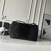 Chanel bag black crocodile 38.5x26x11cm - 6