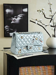 Chanel blue bag size25cm - 3
