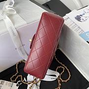 Chanel red bag size 20x12x6cm - 4