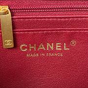 Chanel red bag size 20x12x6cm - 2