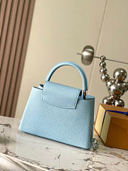 Louis Vuitton Capucines blue bag size 31.5×20×11cm - 2