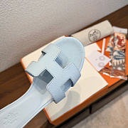 Hermes sandals light blue- 5cm - 5