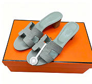 Hermes sandals light blue 01- 5cm - 1