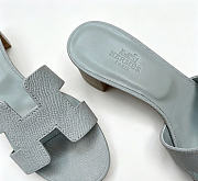 Hermes sandals light blue 01- 5cm - 2