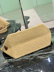 Prada Large crochet tote bag with leather size 23.5×35×22cm - 3