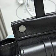 Prada Route medium leather tote bag black 30x22x15cm - 5