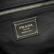 Prada Route medium leather tote bag black 30x22x15cm - 3
