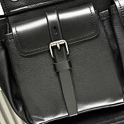 Prada Route medium leather tote bag black 30x22x15cm - 2