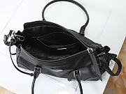 Prada Bonnie black antiqued leather tote bag 32x17.5x10.5cm - 4