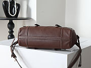 Prada Bonnie brown antiqued leather tote bag 32x17.5x10.5cm - 5