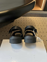 Prada leather sandals black 01 - 6