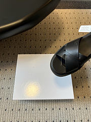 Prada leather sandals black 01 - 5
