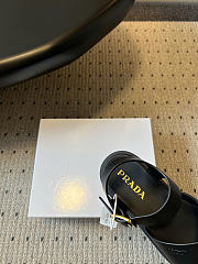 Prada leather sandals black 01 - 4